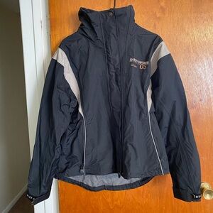Harley-Davidson Black and Gray Rain Jacket
